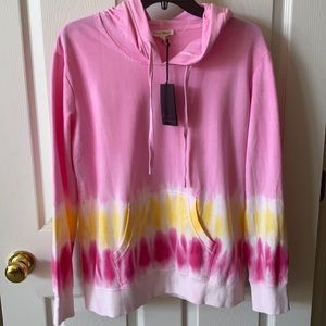 Jane and Delaney Tie Dye Lightweight Hoodie NWT M